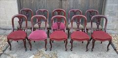 10 antique dining chairs 35h 19d 19h seat 18d seat _2.JPG